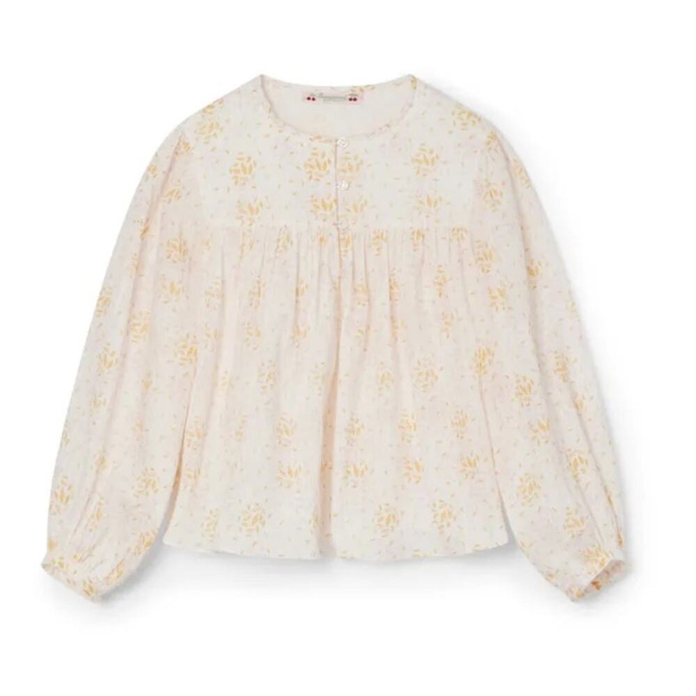 Bonpoint girls Alia floral leaf blouse size 8 NWT